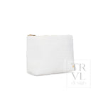 TERRY CANING LG TOP ZIP - Cosmetic & Toiletry Bags