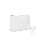 TERRY CANING MED TOP ZIP - Cosmetic & Toiletry Bags