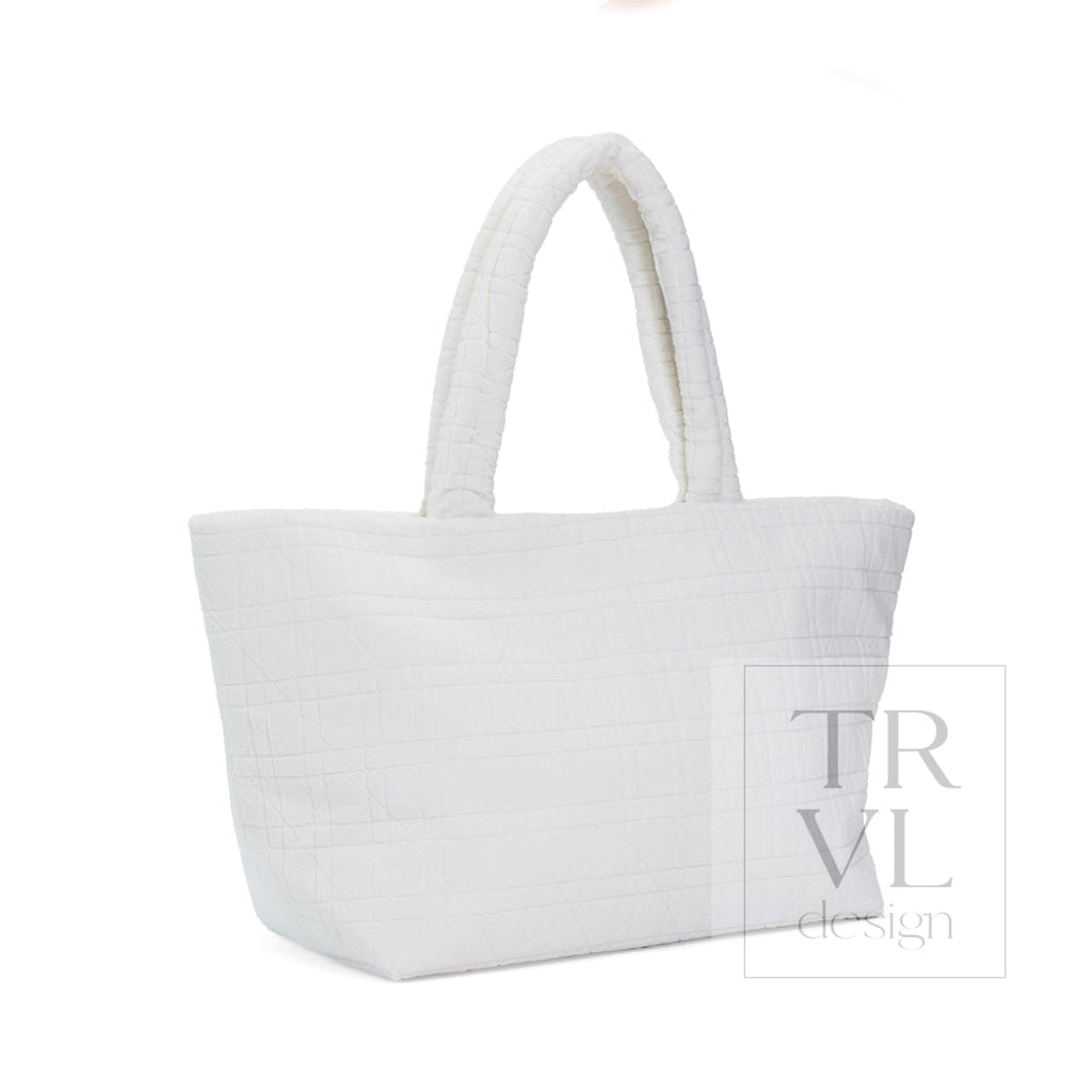 TERRY CANING TOTE - Tote Bags