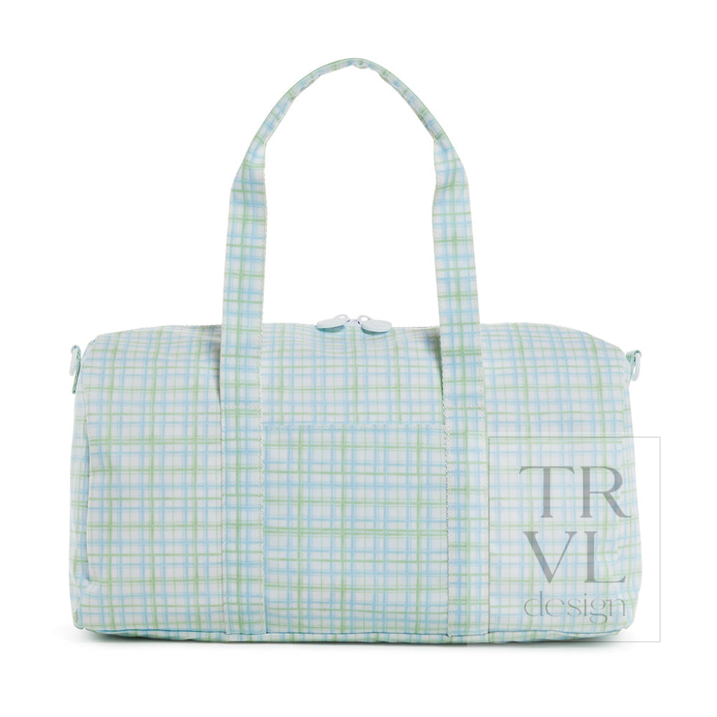 Weekender - Classic Plaid Green Duffel Bag