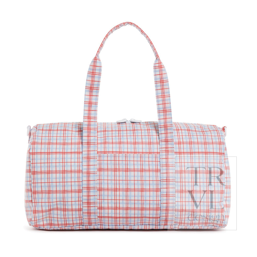 Weekender - Classic Plaid Red Duffel Bag