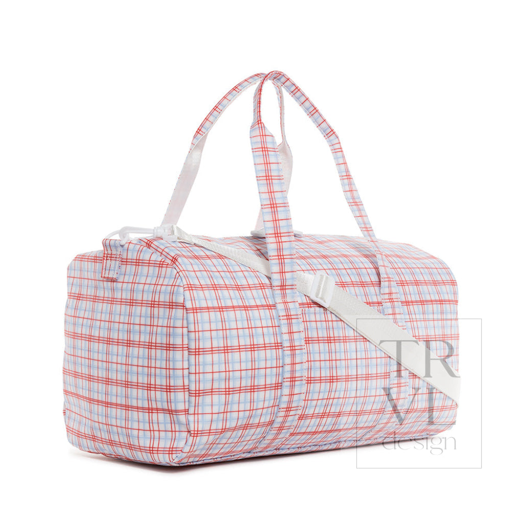 Weekender - Classic Plaid Red Duffel Bag