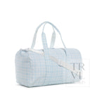 Weekender - Pimlico Plaid Blue Duffel Bag Bags