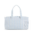 Weekender - Ribbon Floral Blue Duffel Bag Bags