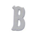 WHITE APPLIQUÉ LETTERS *2 PC PRE-PACK*