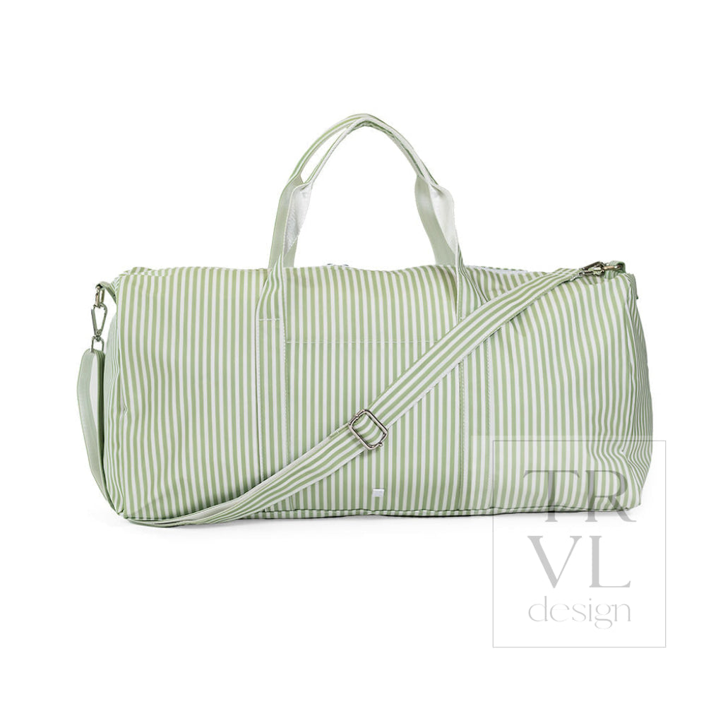 XL WEEKENDER Duffel Bag - PIMLICO STRIPE SAGE - Duffel Bags