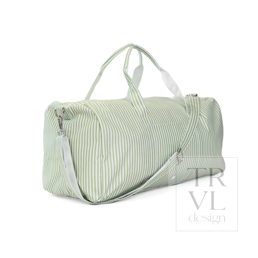 XL WEEKENDER Duffel Bag - PIMLICO STRIPE SAGE - Duffel Bags